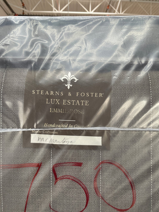 STEARNS AND FOSTER LUX ESTATE EMMIE ROSE PILLOWTOP KING MATTRESS