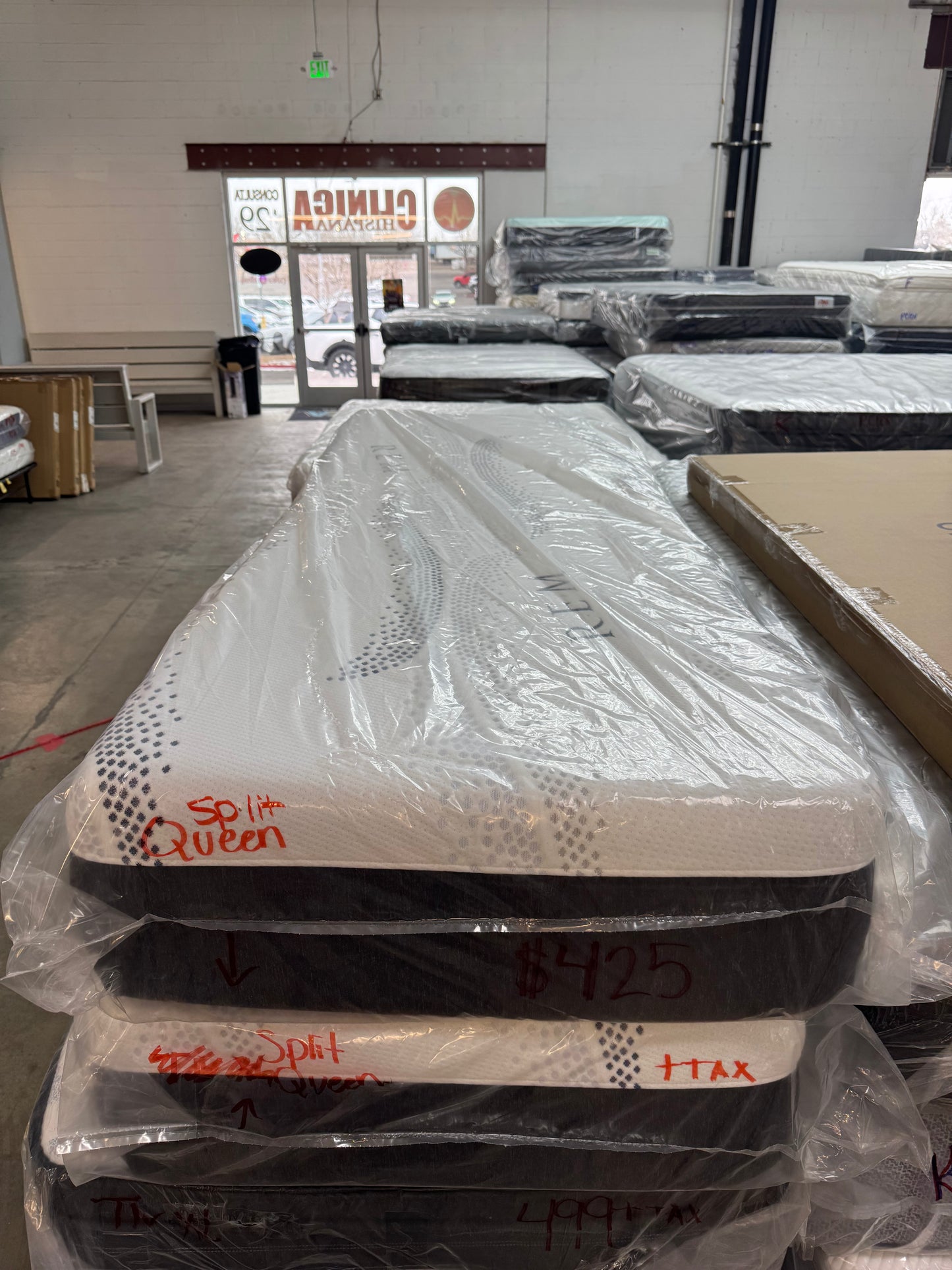 SPLIT QUEEN 2 PIECES FOAM BED